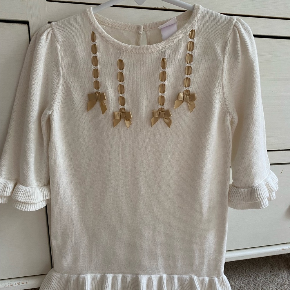 Janie and Jack Sweater Dress Girls size 6
